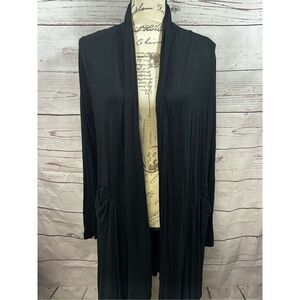 Agnes & Dora small‎ black open cardigan - 2232